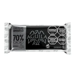 Chocolate Aguila 70% Cacao Tableta 150Gr Sin Tacc