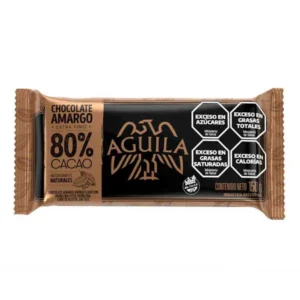 Chocolate Aguila 80% Cacao Tableta 150Gr Sin Tacc