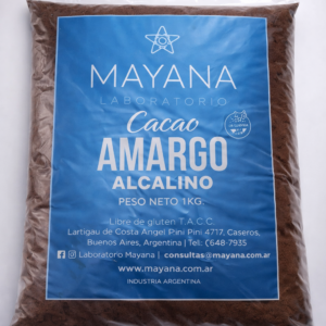 Cacao Amargo Alcalino 1k Mayana Sin Tacc