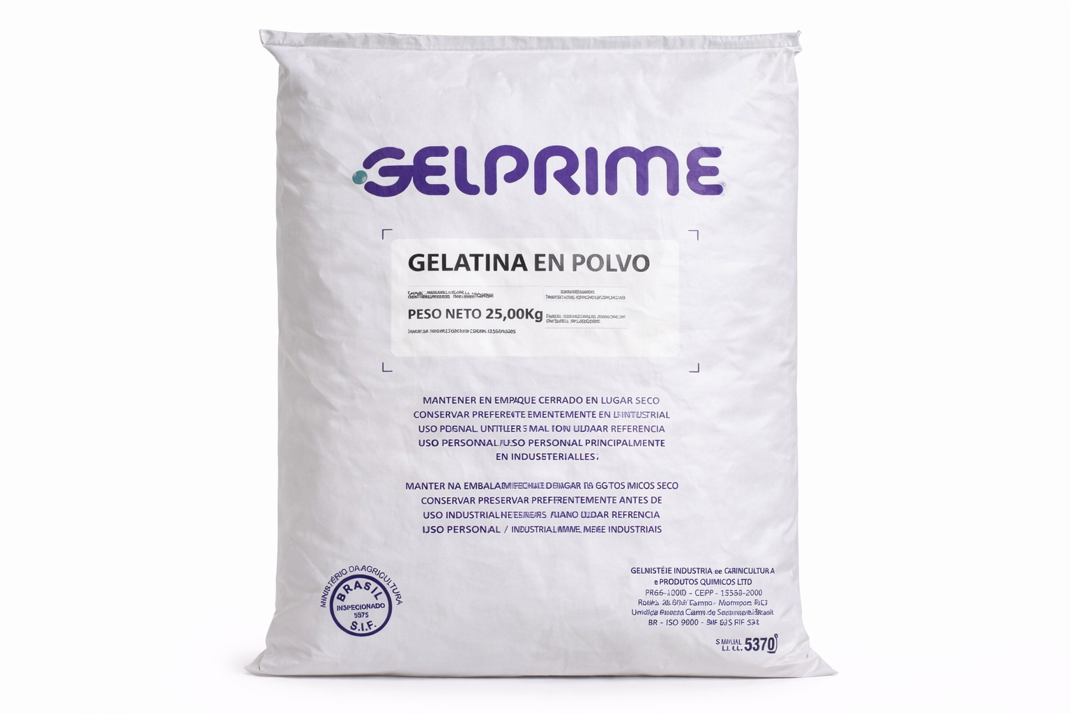 Gelatina sin Sabor Importada 25k