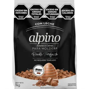 Chocolate Alpino Para Moldear Pins 1kg Leche