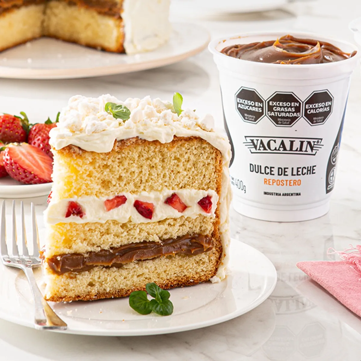 Dulce De Leche Repostero Vacalin 400Gr Sin Tacc - Imagen 2