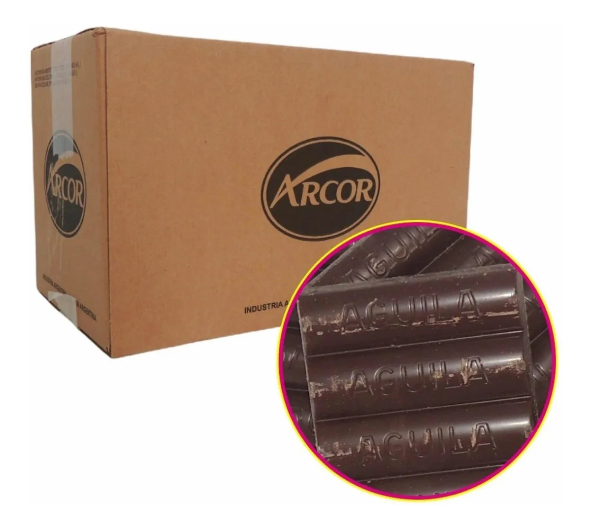 Chocolate Aguila 60% Cacao 5k Sin Tacc - Imagen 3