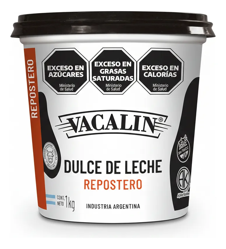 Dulce De Leche Repostero Vacalin 1k