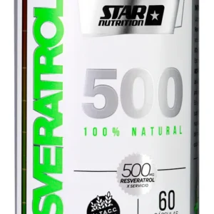 Resveratrol 500 X 60 Capsulas Star Nutrition Sin Tacc
