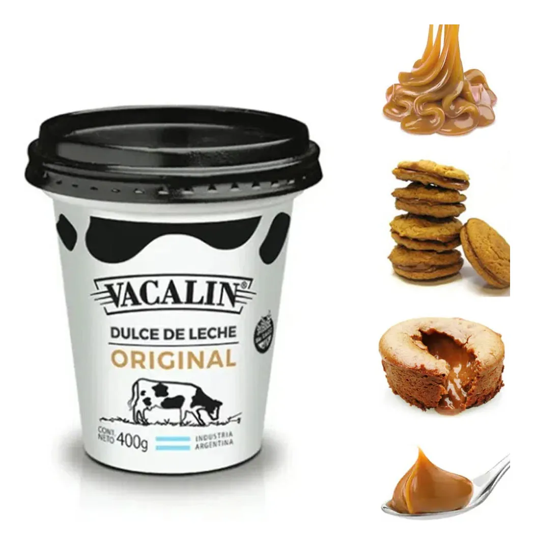 Dulce De Leche Original Vacalin 400 Gr Sin Tacc - Imagen 2