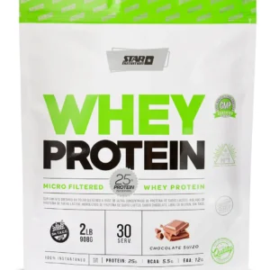 Whey Protein 908Gr Chocolate Suizo Star Nutrition Sin Tacc
