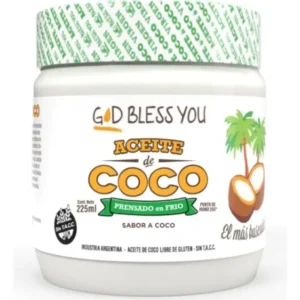 Aceite de Coco Good bless you Prensado en Frio 225ml Sin Tacc