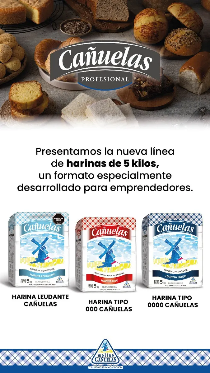 Harina 0000 Cañuelas Profesional 5k - Imagen 3