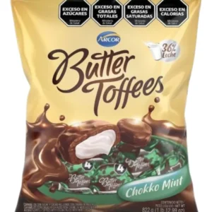 Caramelos Butter Toffees Chokko Mint 822Gr