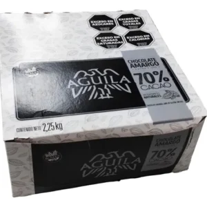 Chocolate Aguila 70% Cacao Tableta 150 Gr x 15u Sin Tacc
