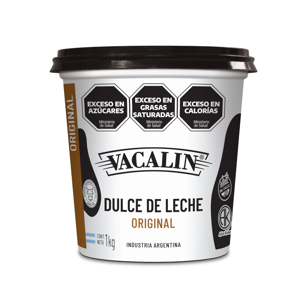 Dulce De Leche Original Vacalin 1k