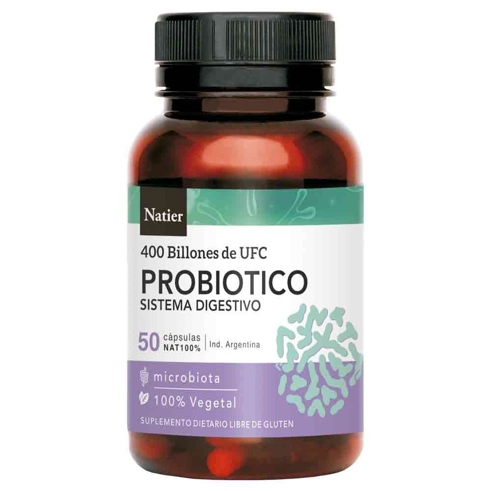 Probiotico 50 Capsulas Natier Sin Tacc