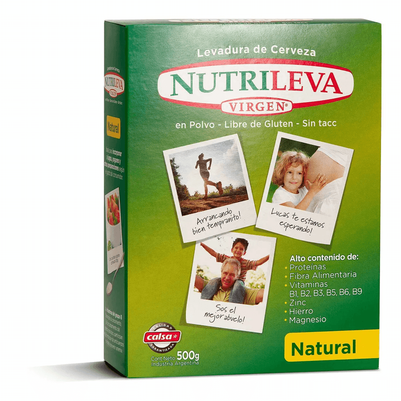 Levadura Nutrileva Natural 500Gr Sin Tacc