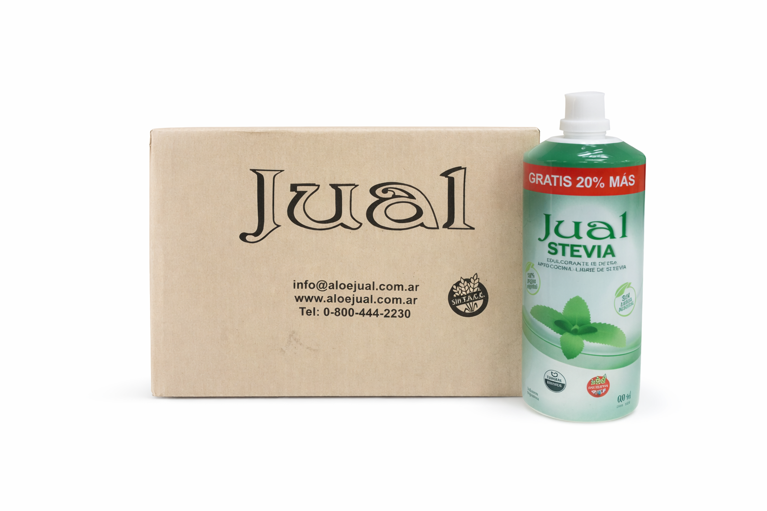 Stevia Jual 600ML x 6u Sin Tacc