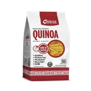 Pasta Multiceral Wakas Quinoa 300Gr Penne Rigate Sin Tacc