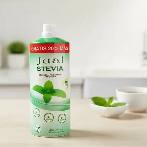 Stevia Jual 600ML x 6u Sin Tacc - Imagen 2