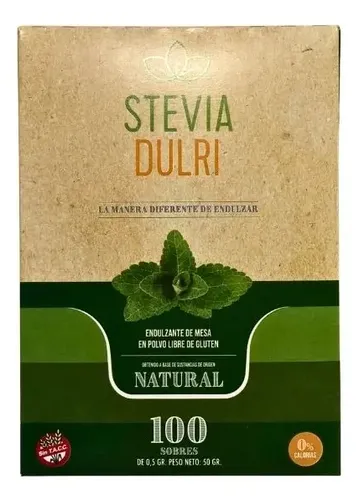 Stevia Dulri 100 Sobres Sin Tacc