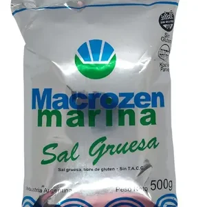 Sal Marina Gruesa Macrozen 500Gr x 10u Sin Tacc