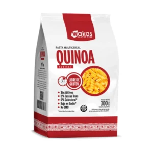 Pasta Multiceral Wakas Quinoa 300Gr Fusilli Sin Tacc