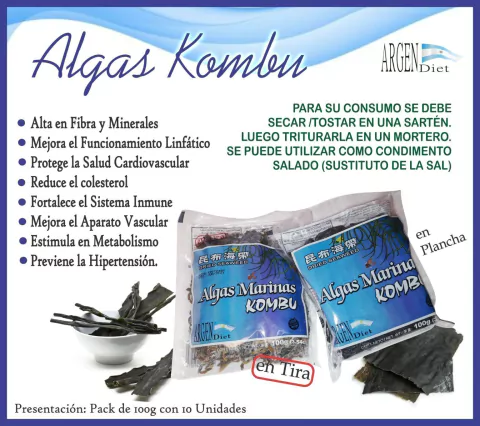 Algas Kombu Nory 100Gr x 10u Sin Tacc - Imagen 2