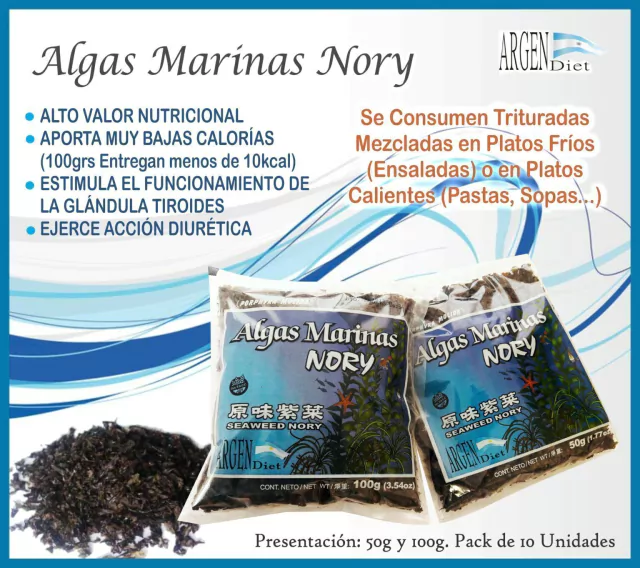 Algas Trituradas Argendiet 100Gr x 10u Sin Tacc - Imagen 2