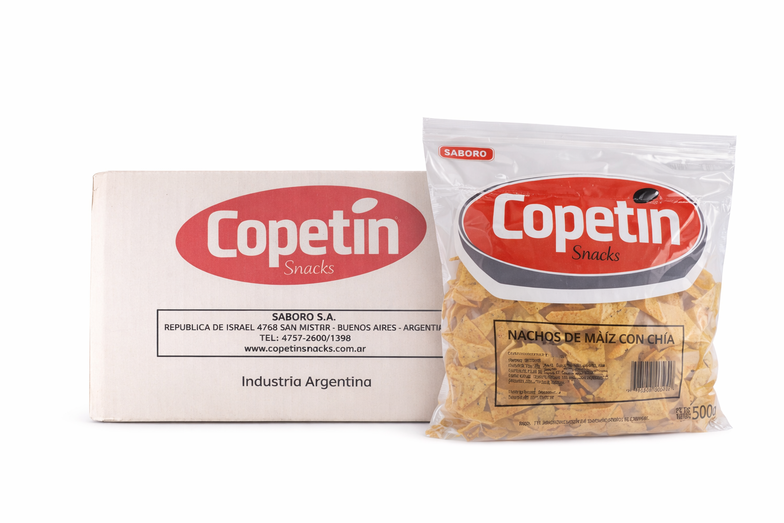 Nachos Copetin 500Gr x 8u