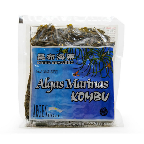 Algas Kombu Nory 100Gr x 10u Sin Tacc