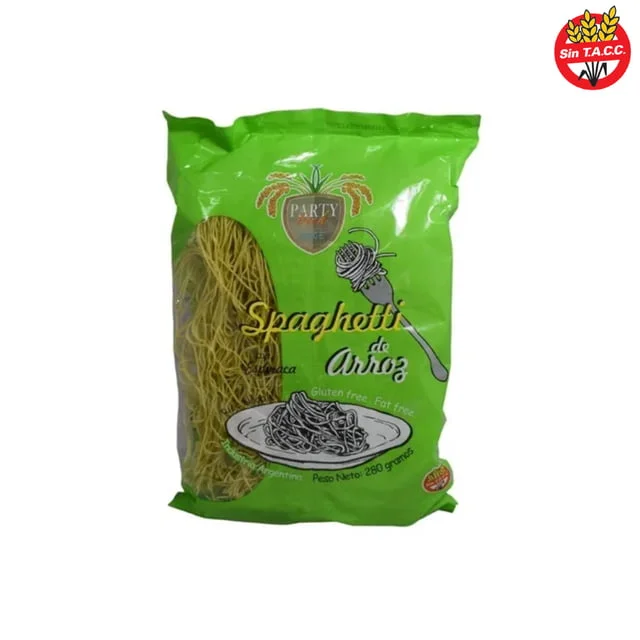 Fideo de Arroz Party Beck Espinaca 280Gr Sin Tacc