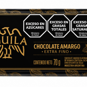 Chocolate Aguila 60% Cacao con Naranja Tableta 70Gr Sin Tacc