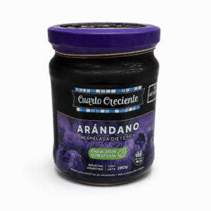 Mermelada Cuarto Creciente con Stevia Arandanos 280Gr Sin Tacc