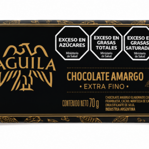 Chocolate Aguila 60% Cacao con Frambuesa Tableta 70Gr Sin Tacc