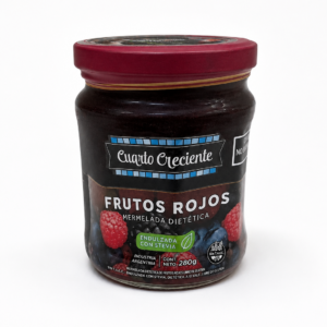 Mermelada Cuarto Creciente con Stevia Frutos Rojos 280Gr Sin Tacc