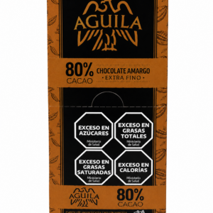 Chocolate Aguila 80% Cacao Tableta 70Gr x 10u Sin Tacc
