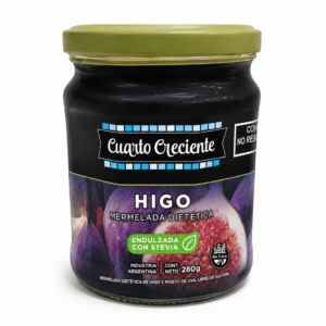 Mermelada Cuarto Creciente con Stevia Higo 280Gr Sin Tacc