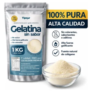 Gelatina sin sabor Tipsy 1k