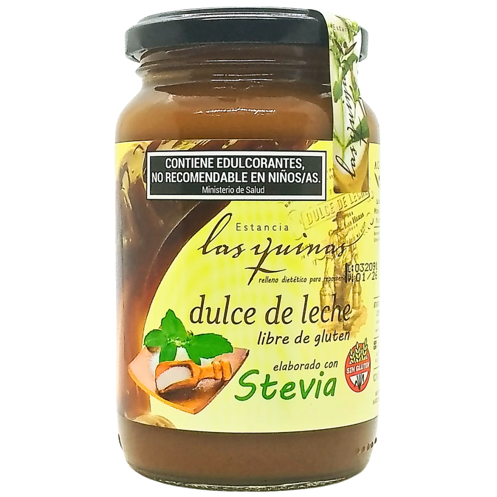 Dulce de Leche con Stevia Las Quinas 454Gr