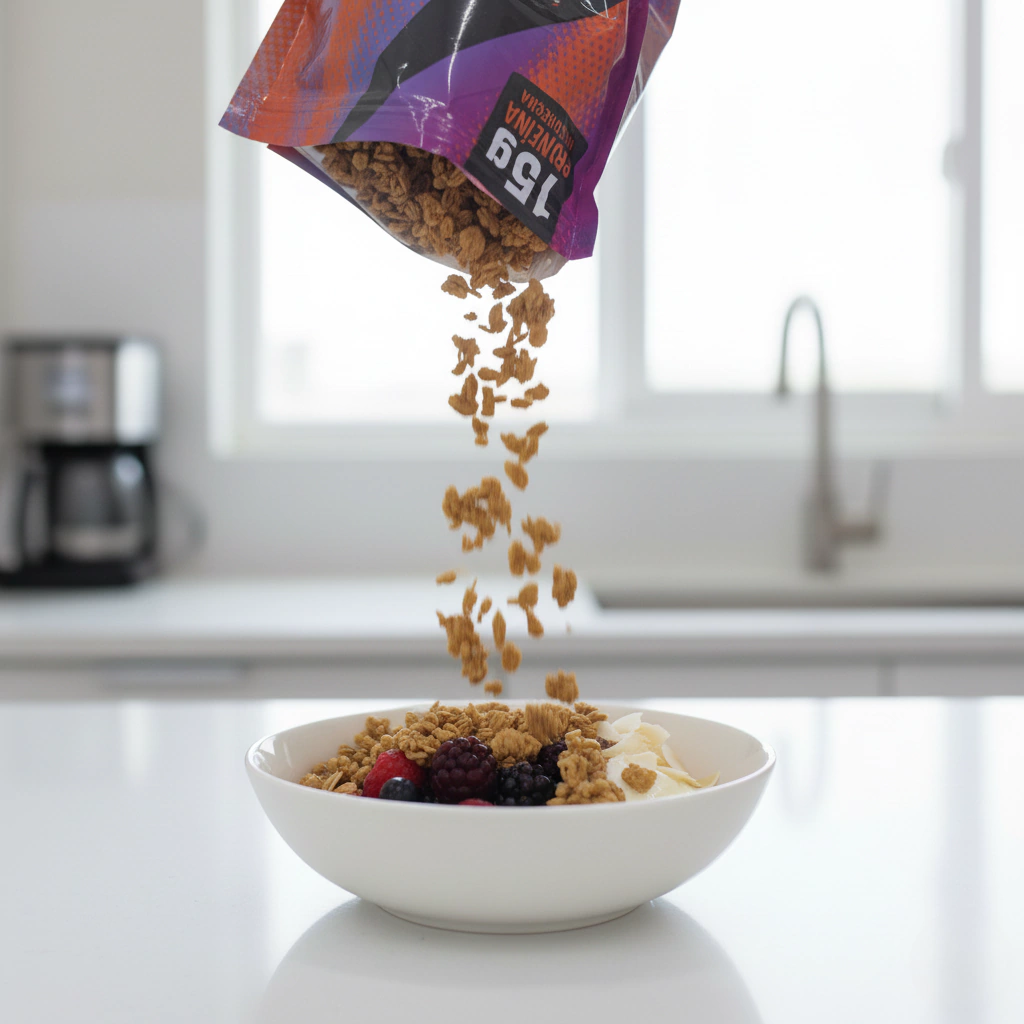 Granola Proteica Integra Pasta de Mani 250Gr - Imagen 3